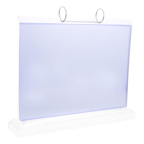 Présentoir de menu de table horizontal A6 antichoc pour organiser vos pages proprement