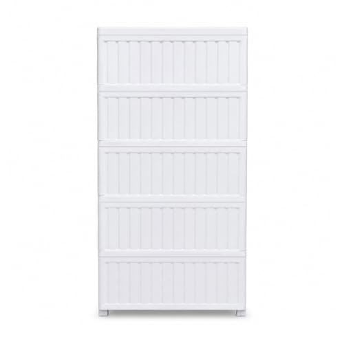 Image of SpaceGEN 2 Layer Drawer Cabinet, Jungle Design, White