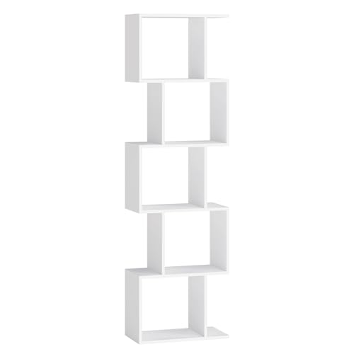 VASAGLE Bookshelf, 5-Tier Bookcase, 9.4 x 15.7 x...