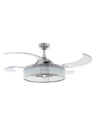 Beacon Ventilateur de plafond chromé Fanway Corbelle Ø 122 cm - 212929