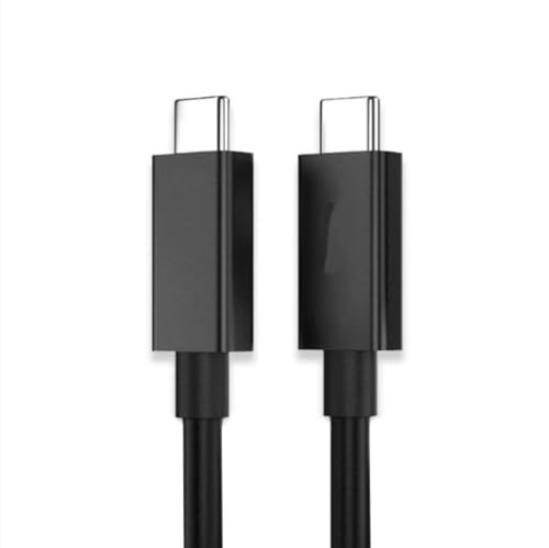 Netzmaterial-Thunderbolt 5 Kabel 80Gbps – Kompatibel mit Thunderbolt 5/4/3, 240W PD Schnellladekabel, Unterstützt 16K@60Hz 8K@60Hz 4K@240Hz Display für Laptop, MacBook, eGPU,...