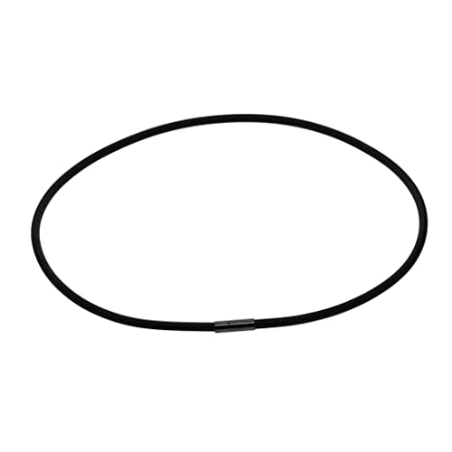 Opiniones y reviews de Cadenas y Cordones para Niño de esta semana. 47 Generic, de Caucho, Correa de Caucho con Cierre a Presión, Negro, 60cm