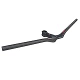 Carbon Fahrrad Lenker 28.6MM MTB Lenker Riser Bar für Mountainbike Fahrradlenkertasche Gravel Bike Lenker Leicht für Mountainbike Rennrad,Swallow,100/680mm