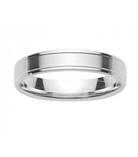  Générique Anello nuziale 4,5 mm - oro bianco 9 carati - 4,5 mm - Damian - 59