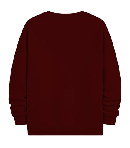 Image of THE BLAZZE Women's Fleece Stretchable Full Sleeves Sweatshirt Regular Fit Round Neck Casual Winterwear for Girls and Womens VBW5