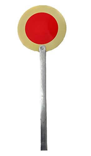 Panneau de signalisation routière pour agent de circulation, police, pompiers, rouge Cover