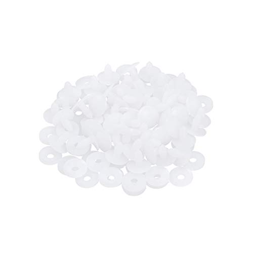 SUPVOX 50 juegos de articulaciones de muñecas 20mm accesorios de juguete de muñeca blanca para...