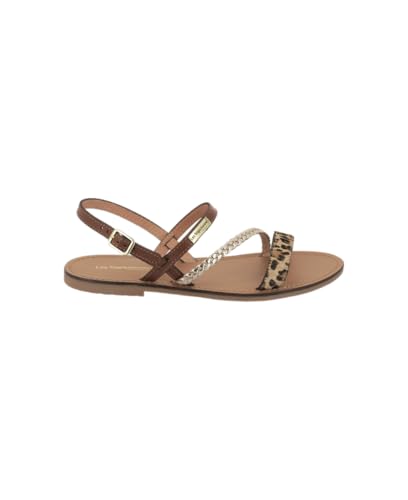 Les Tropéziennes par M. Belarbi Batresse, Zapatos de la Ciudad Sandalia Mujer, Leopard Multi, 39 EU