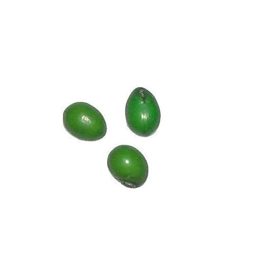 Green Rosary Pea Seeds, Pachai Kundrinmani, Gunja, Gulaganji, Traditional Beads, 1 Pack-picture-28