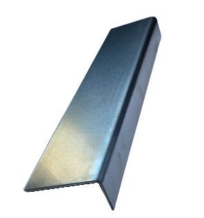 Angolo in acciaio zincato 60 x 80 x 2 mm 500 mm S235JR profilo a L