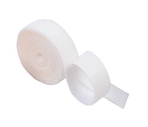 PRANSUNITA Industrial Quality Self Gripping Double Sided Hook and Loop fastener, Wire & Cable Organiser Reusable, 20 mm, Pack of 2 mts Color White (B084RF4T6M) Amazon Price History, Amazon Price Tracker