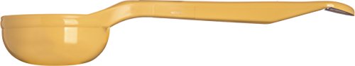 Image of Carlisle FoodService Products 492104 Measure Miser Solid Measuring Spoon with Short Handle, 1 Ounce, Yellow