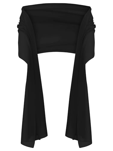 Écharpe en mousseline chic pour vos soirées et tenues professionnelles