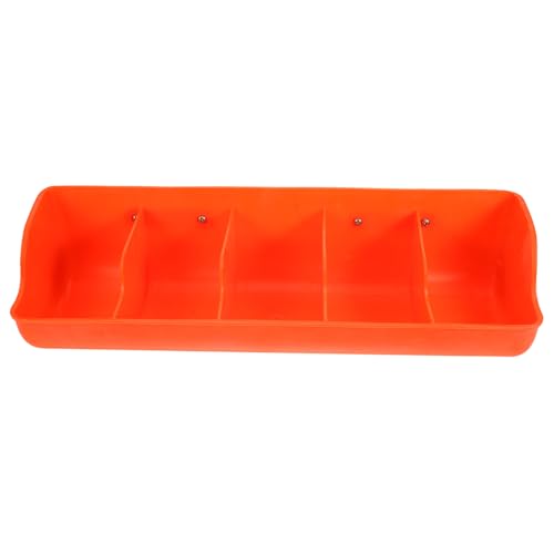 Mangeoire pour cochons et chèvres Milisten orange installation murale élevage porcin
