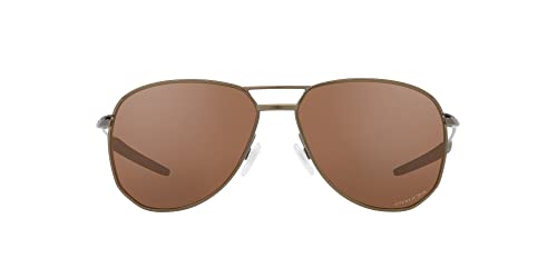 Oakley Mens OO6050 Contrail TI Aviator Sunglasses Pewter/Prizm Tungsten 57 mm