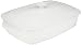 Le Creuset Stoneware Covered Rectangular Casserole, 12.5 by 8.5-Inch, White