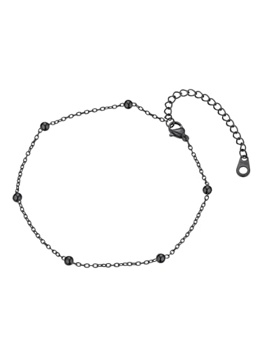ChainsPro Anklets for Women Waterproof, Adjustable Stainless Steel/ Sterling Silver/14K Gold Plated Ankle Bracelets for Women, Non Tarnish Layered Anklets Beach Jewelry Gifts for Swimming & Daily Wear (Send Gift Box)