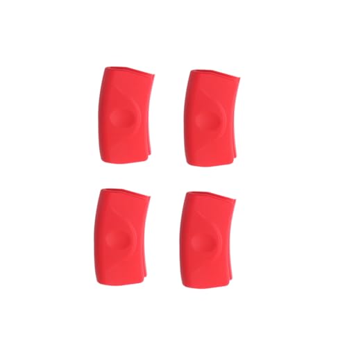 BEBEMOKO 4 manoplas resistentes a la alimentación, soporte para utensilios de cocina, soporte para tapa de olla, horno, freidora de aire, estufa y sartenes, organizador para gabinete, inducción,