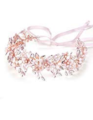 Oriamour Wedding Headband Bridal Headpiece Flower...