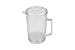 64 oz. Clear Plastic Pitcher with lid, Dishwasher Safe, Break Resistant, for Indoor and Outdoor Entertaining, by GET P-3064-1-CL-EC (Pack of 1)