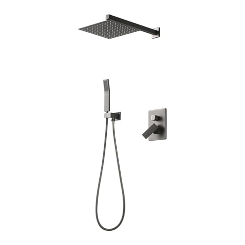 Mitigeur de douche brossé MOCHAMIK haute qualité avec raccordement mural G1/2
