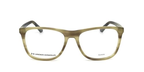 Image of Under Armour mens Ua 5018 /G Prescription Eyewear Frames, Olive Horn, 54mm 17mm US