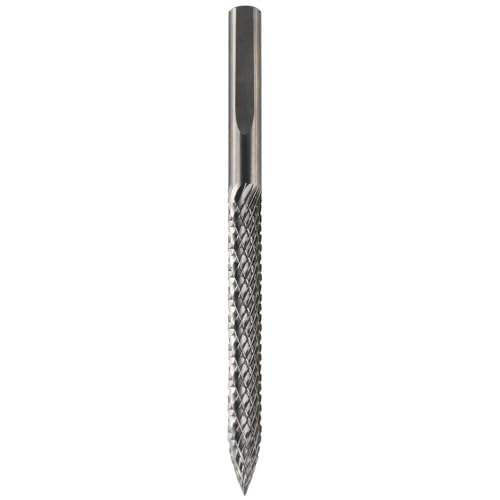 Image of Tire Repair Tool 1 /4 inch Cutting Tool Carbide Steel Burr Drill Reamer Tools Silver Drill Reamer Tire Repair