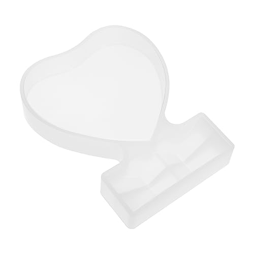 HOODANCOS Heart Shaped Picture Frame Mold 1pc Silicone Photo Frame Mold for Epoxy Resin Crafting
