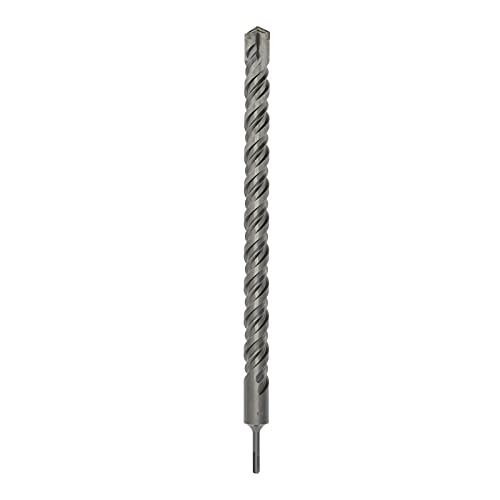 DUIMIMI 40x600mm Hammer Drill Bit for Concrete, Masonry, Stone, Double Screw Cross Blades, 40cr Alloy Material, High Performance, Power Tool Accessory for Tough Drilling Tasks