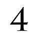 Chiffre Adhésif - Numéro de Boite aux Lettres en Plexi - Chiffre 4 - Hauteur : 5 cm - Coloris Noir - Plexiglass - Chiffres Boites aux Lettres - Numérotation - Double face au dos