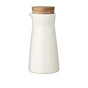 Iittala 1006152 Teema melkkannetje met kurk, 0,2 l, wit, porselein