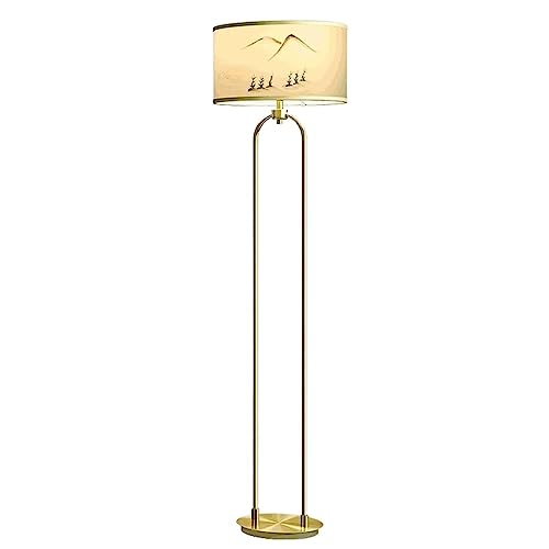 Lampe haute sur pied avec interrupteur pour salon et bureau