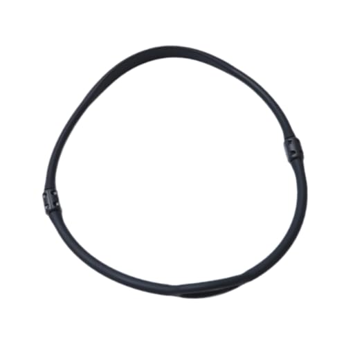 Menolana Scuba Diving Regulator Necklace, Diving Silicone Regulator Necklace Holder, 22inch Regulator Holder, Diving Supplies, Black, 25cm