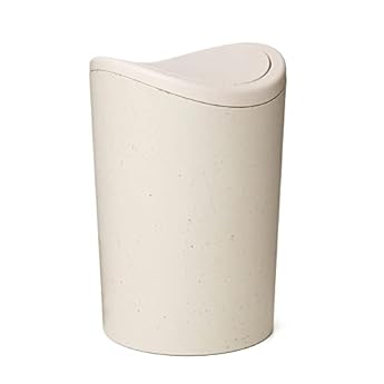 Foto di TATAY Cestino Bagno 6L con Coperchio Basculante | Design Compatto e Moderno | Plastica Resistente e Facile da Pulire | Prodotto in Spagna con Capacità 6L | 19 x 19 x 28 cm - Modello Standard - Ecohome