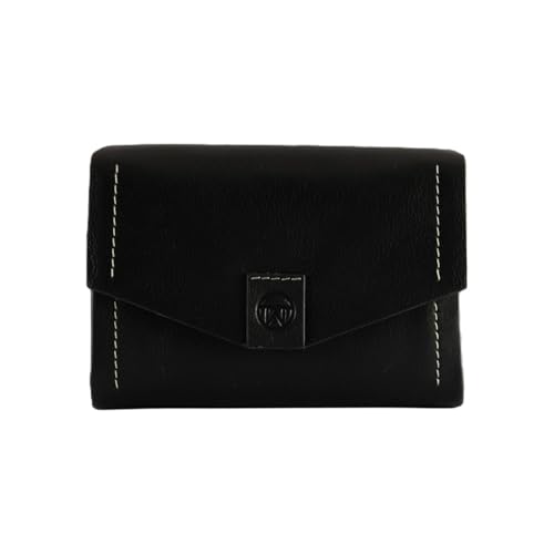 MATTIES Billetero portefeuille femme noir Série Noa format 14.5 x 9.5 cm