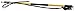 B E PRESSURE 85.206.424L Telescoping Wand, 4-Stage, 24' Length, 4000 psi, 200 Degree F, 8.0 GPM, Black/Yellow
