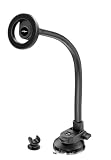 LEKUS MagGo2 Supporto Magnetico Braccio Lungo con Fissaggio A Ventosa, Accessori Auto Porta Cellulare