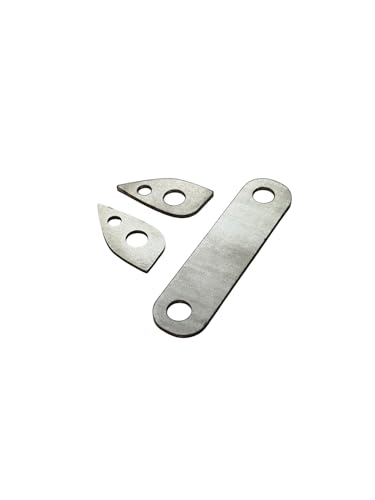 E30 E28 E36 Rear Subframe Reinforcement Plates | Compatible with BMW E30 E28 E36 318ti Z3 | 0.120 Steel 3-Piece | Condor Speed Shop | Made in USA | Swap Turbo