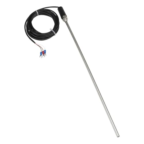 Sensor RTD PT100 con sonda de 400mm para un control térmico preciso y cable de 4m