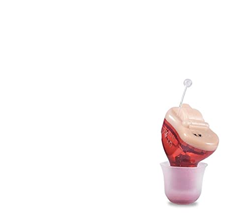 Image of Invisible Smallest Mini CIC Hearing Aid Machine- Beige (Right-Single Ear) 6 German Batteries Free