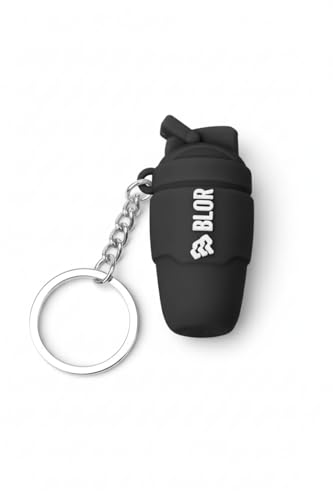 BLOR BLORFIT Schlüsselanhänger Shaker Schwarz - Fitnesszubehör Collectable | Mini