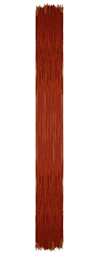 Mandala Crafts 100 PCs 16 Inch Brown Floral Wire - 18 Gauge, Professional Grade, Rust-Resistant, Ideal for DIY Crafts, Flower Arrangements, Wreaths, Garlands, and More