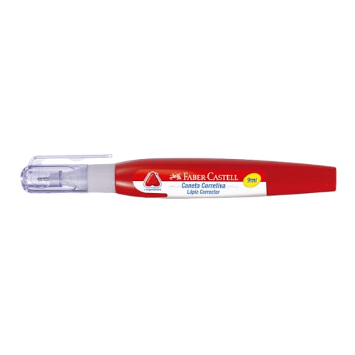 Caneta Corretiva, Corretivo Líquido, Faber-Castell, 9ml, Cartela 1 Caneta