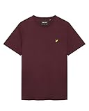 Lyle & Scott Plain T-Shirt Herren weinrot, L