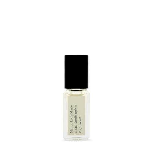 Maison Louis Marie - No. 15 Vanille Infinie Natural Roll-On Perfume Oil Sample | Luxury Clean Beauty + Non-Toxic Fragrance (0.1 fl oz | 3 ml)