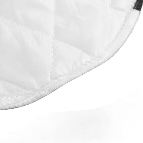 Roupas para cães com padrão de vaca branca preta, jaqueta de inverno com capuz para cães elegante e