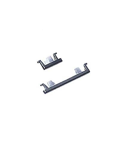 2X Power Volume Button Replacement Compatible with Motorola Moto G7 Play XT1952 (Black)