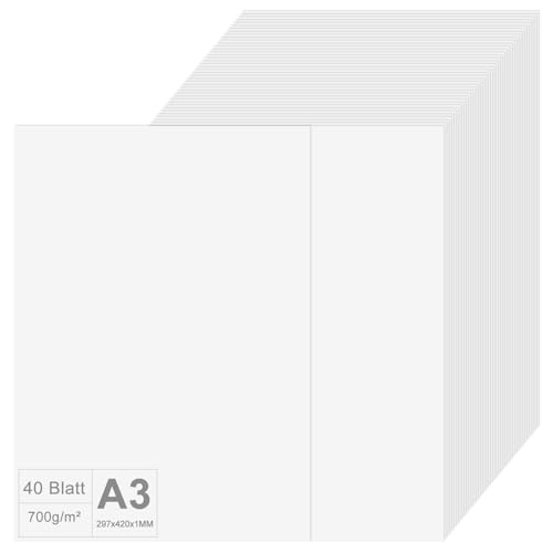 Papier cartonné A4 rigide blanc pour support dessin et carterie DIY