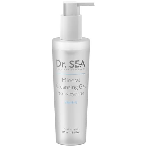 Gel nettoyant minéral visage yeux DR. SEA 200ml à la vitamine E