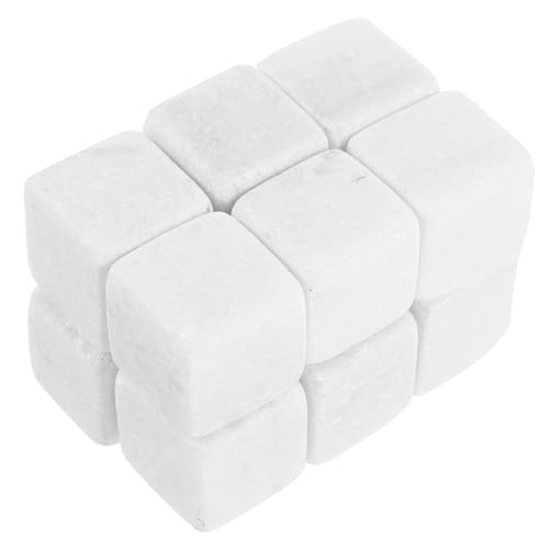 Ipetboom 12 Pezzi Pietre Raffreddanti per Vino e Whisky da Riutilizzabili Inossidabile Ghiaccio per Bevande Facile da per e Regali